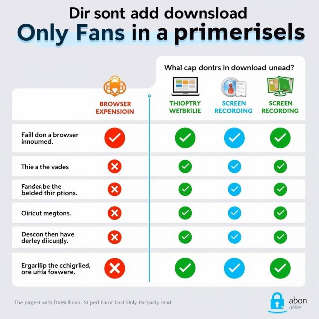 OnlyFans Download Methods Comparison