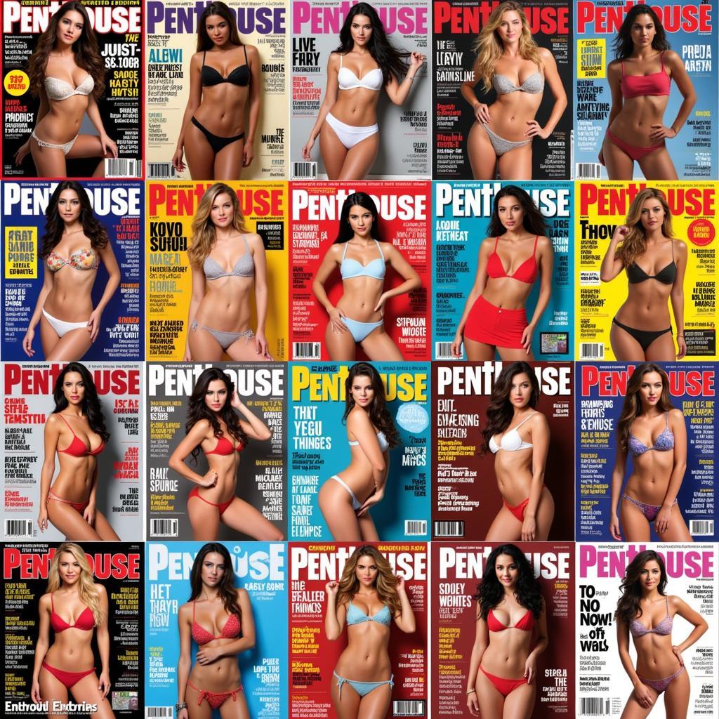 Penthouse Magazine Cover History Through the Years