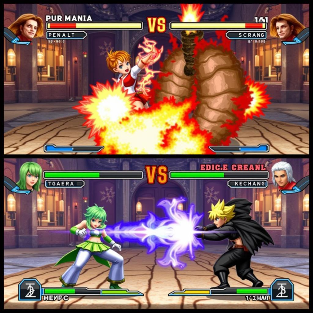 The player battling their rival in Pokemon Blaze Black 2