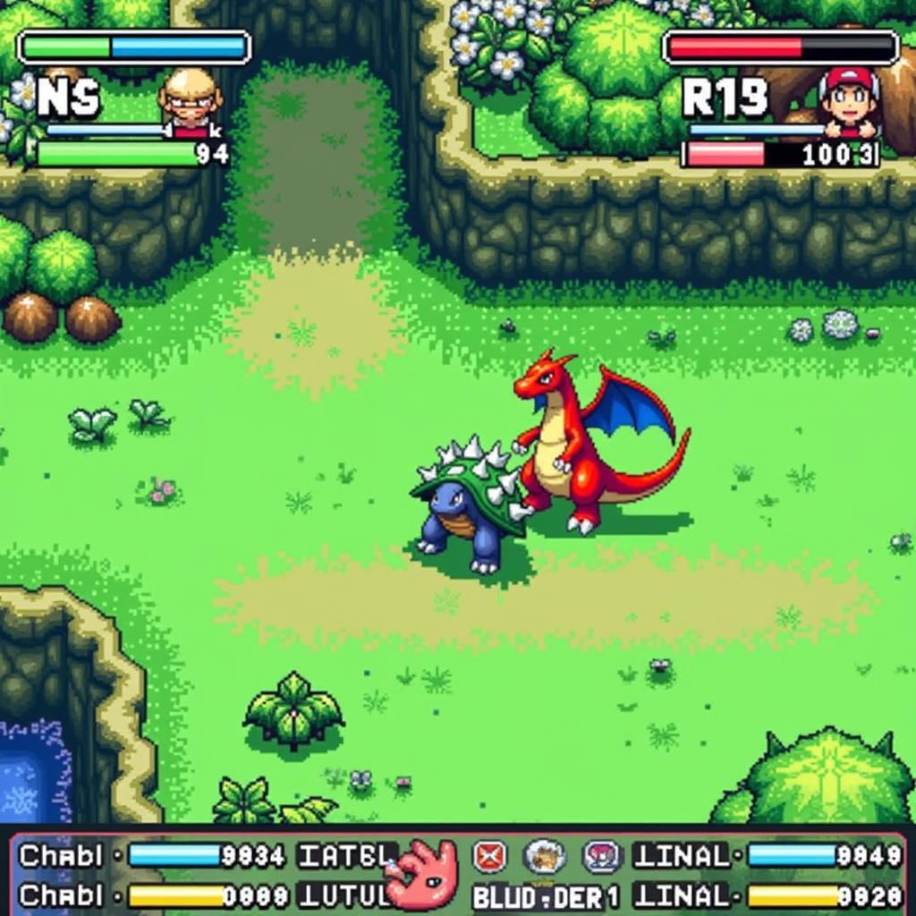 Pokemon Fire Red GBA Gameplay Screenshot