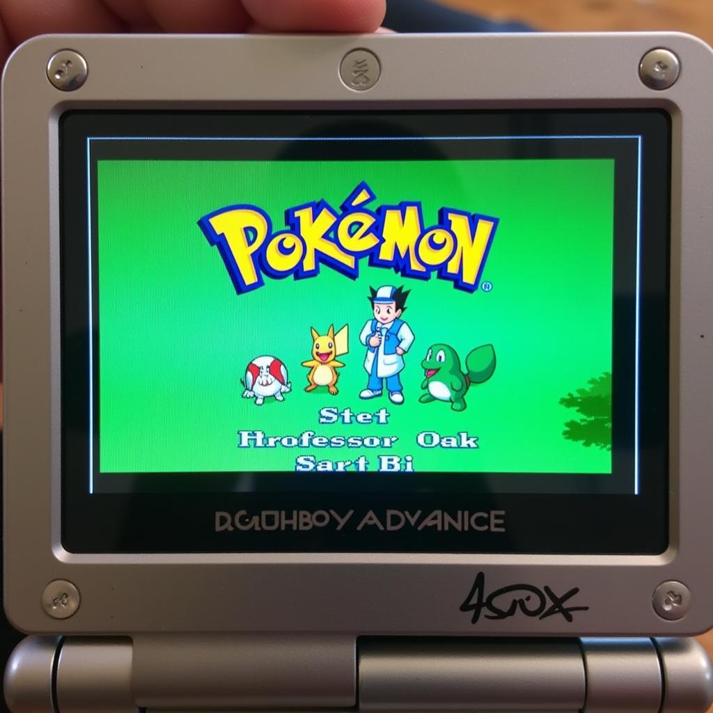 Pokemon Leaf Green Title Screen