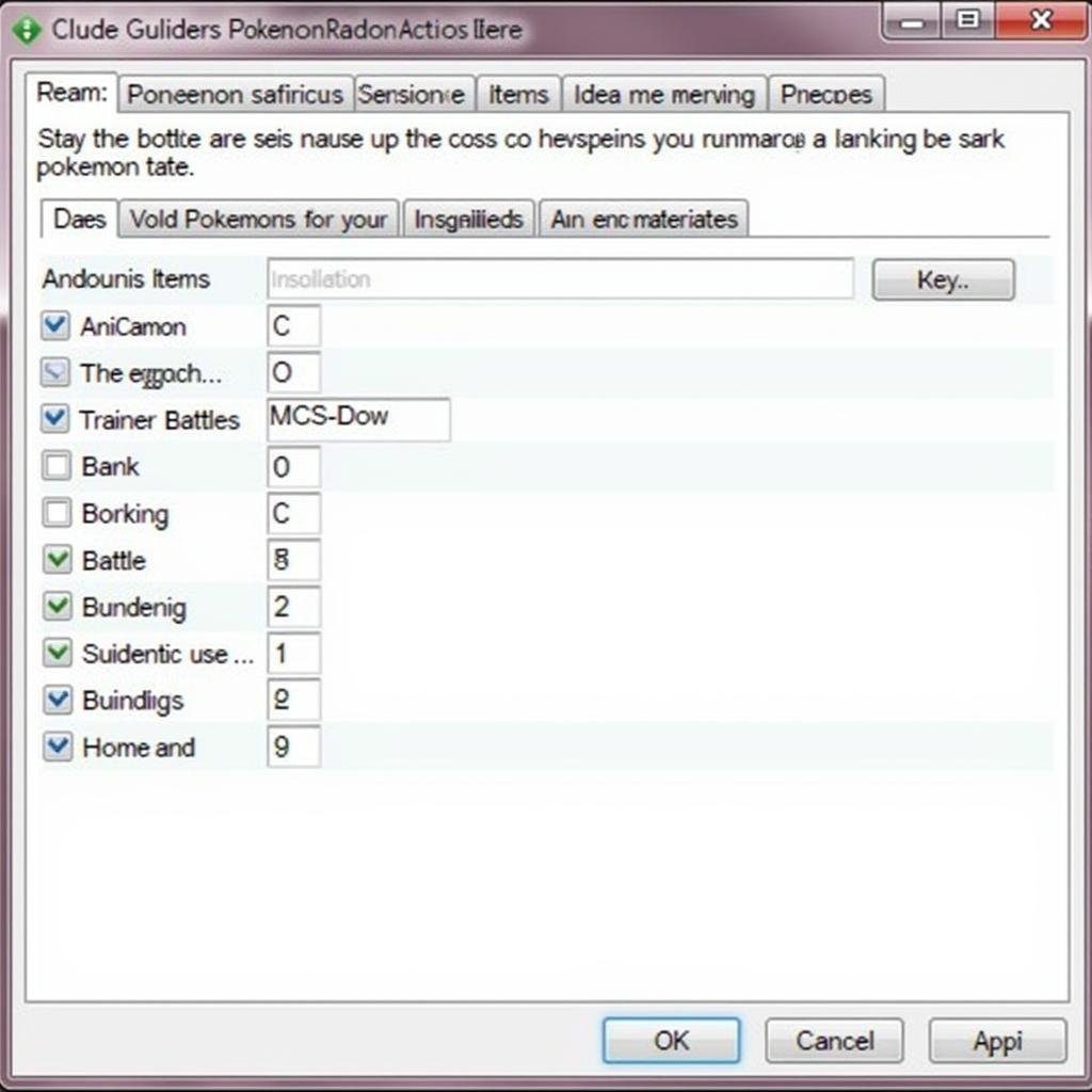 Pokemon Randomizer Software Interface