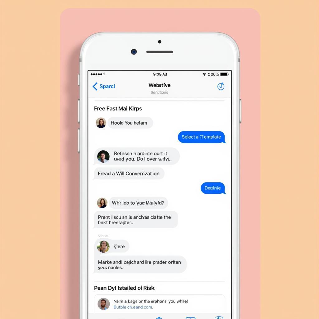 Prank Chat Generator iOS Interface