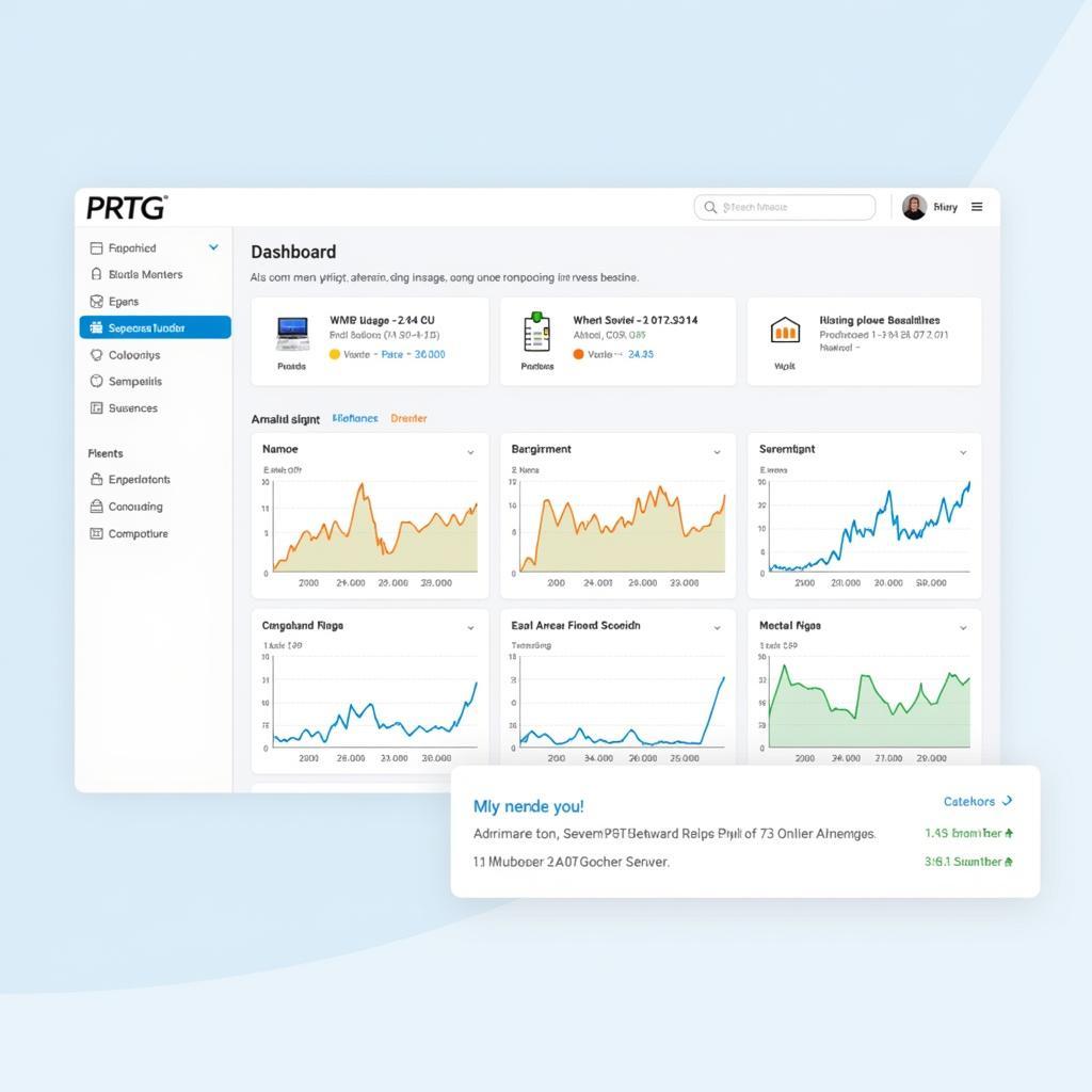 PRTG Network Monitoring Dashboard