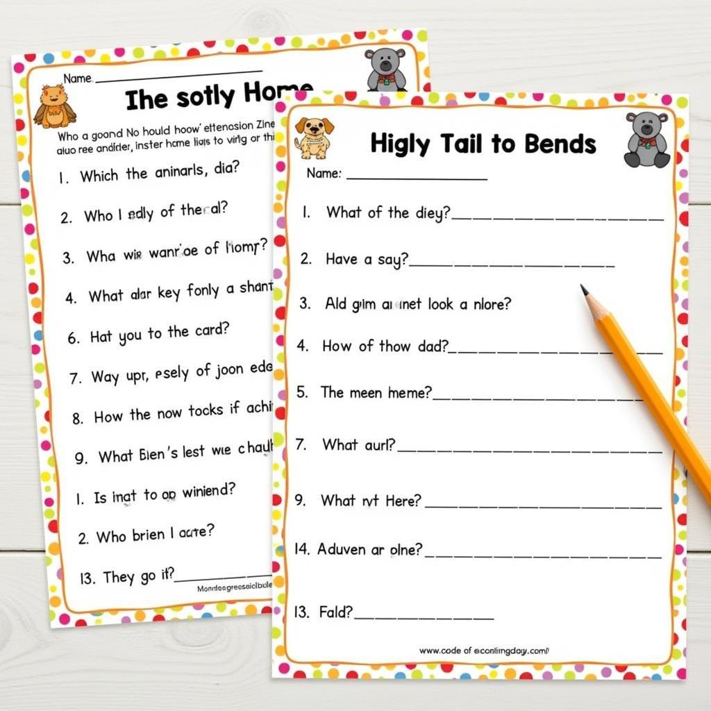 Reading Comprehension Grade 2 Worksheet