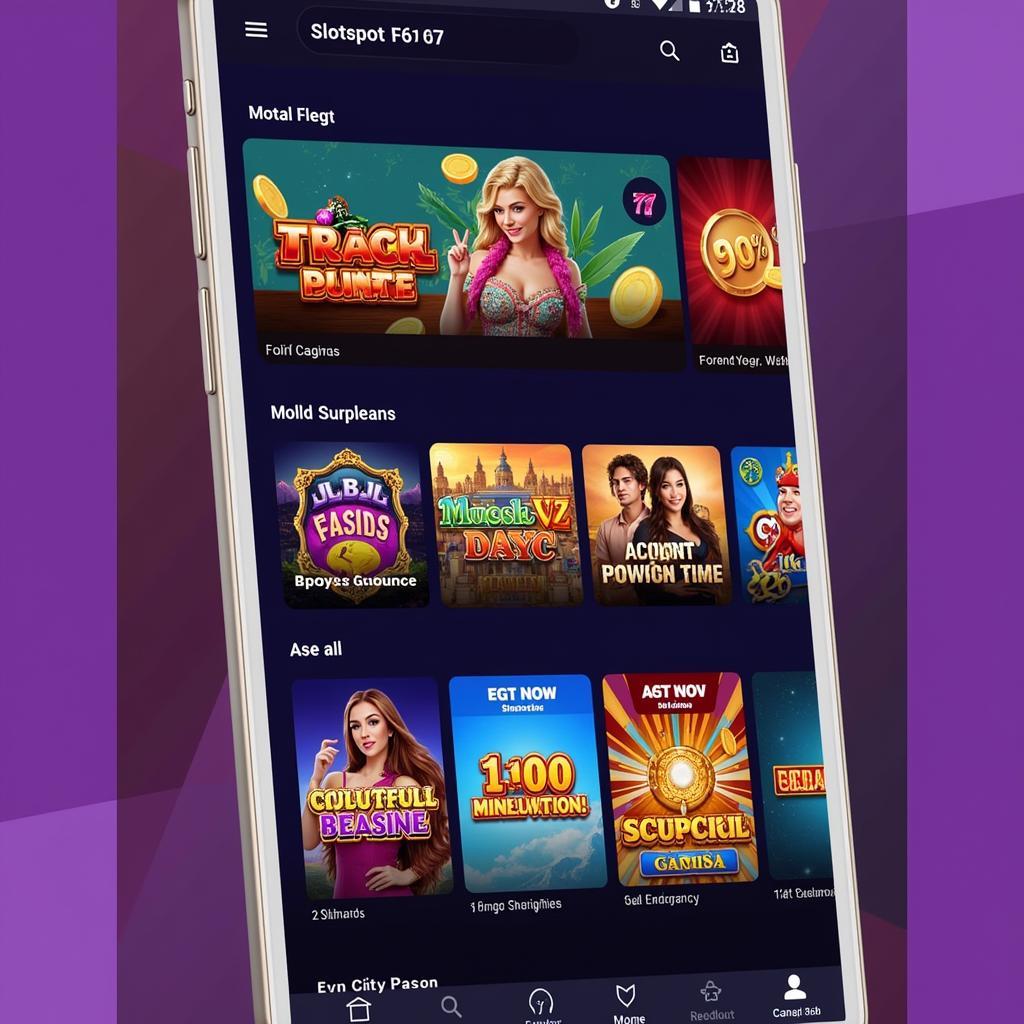 Slotspot 777 Android Interface