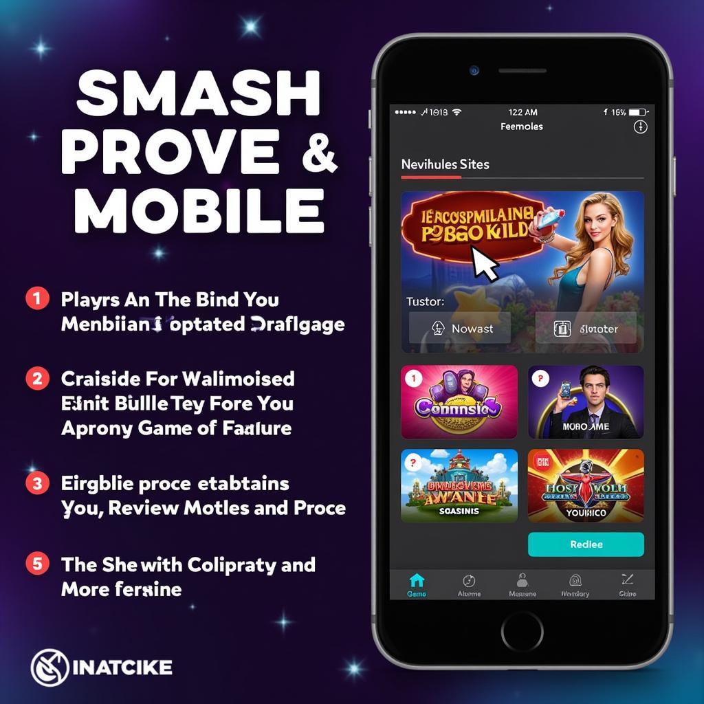 Smash Casino Mobile Interface