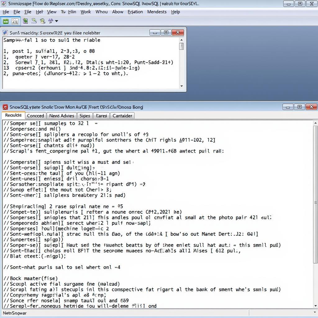 SnowSQL Command Line Example