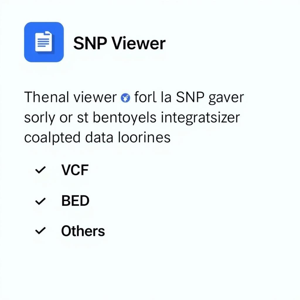 Supported File Formats in SNP Viewer