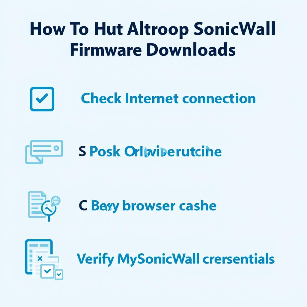 SonicWall Troubleshooting Tips