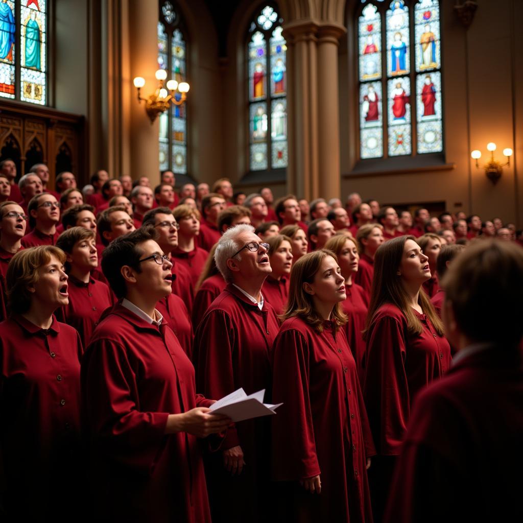 Traditional Choral Alleluia Performance