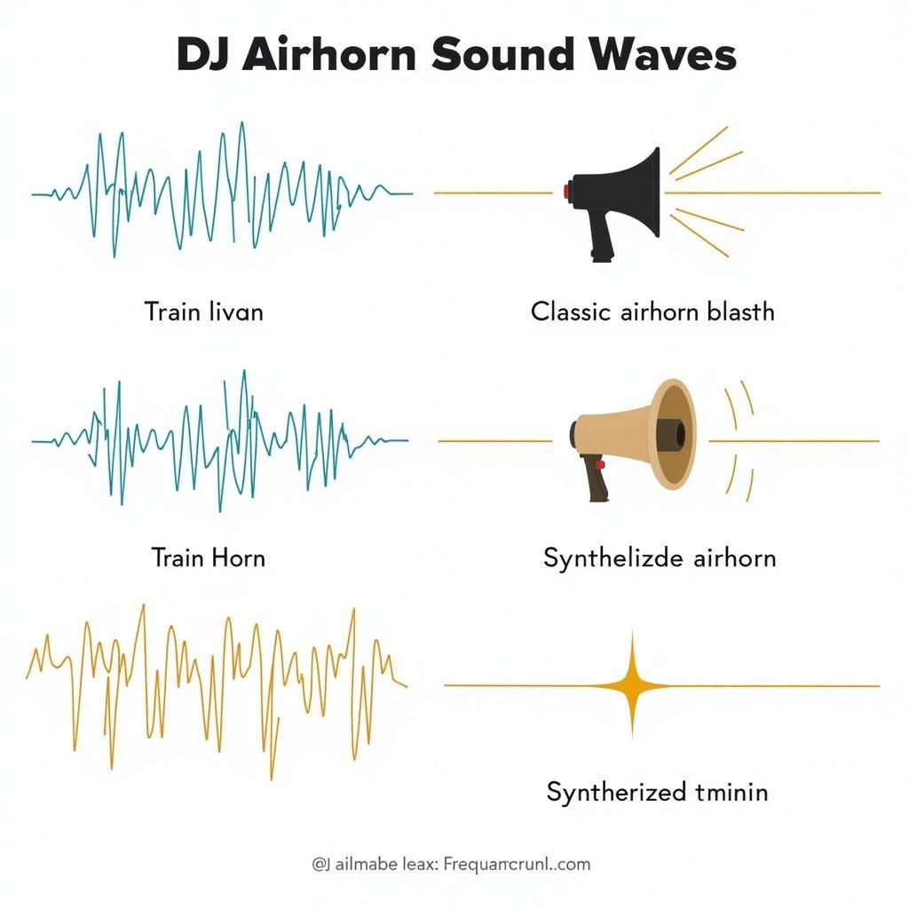 Various DJ Airhorn Sound Effects Types