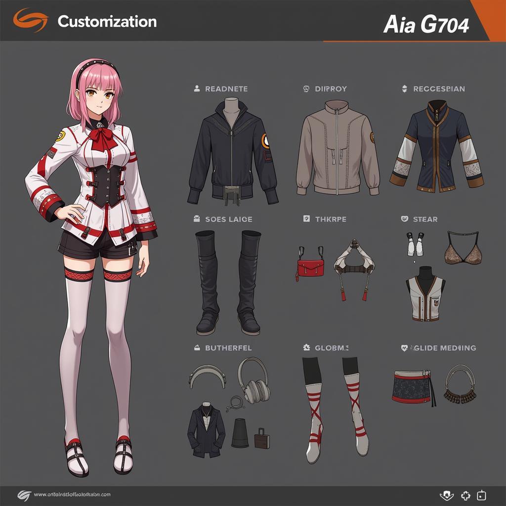 Aia G704 Character Customization Options