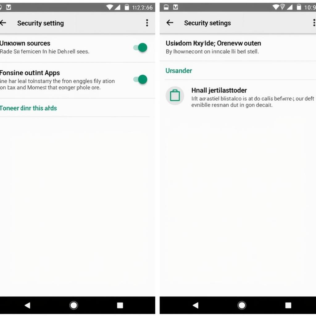 Android Security Settings: Enabling Unknown Sources