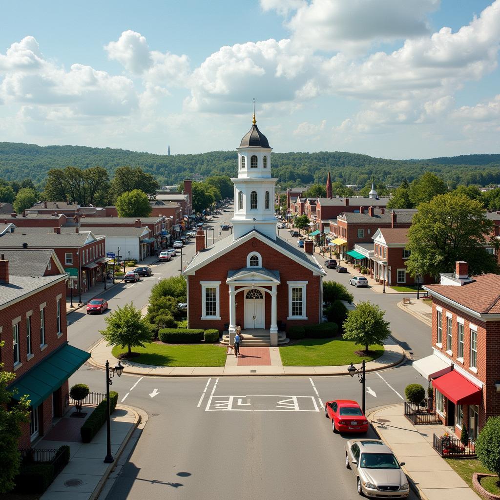 Mayberry town square