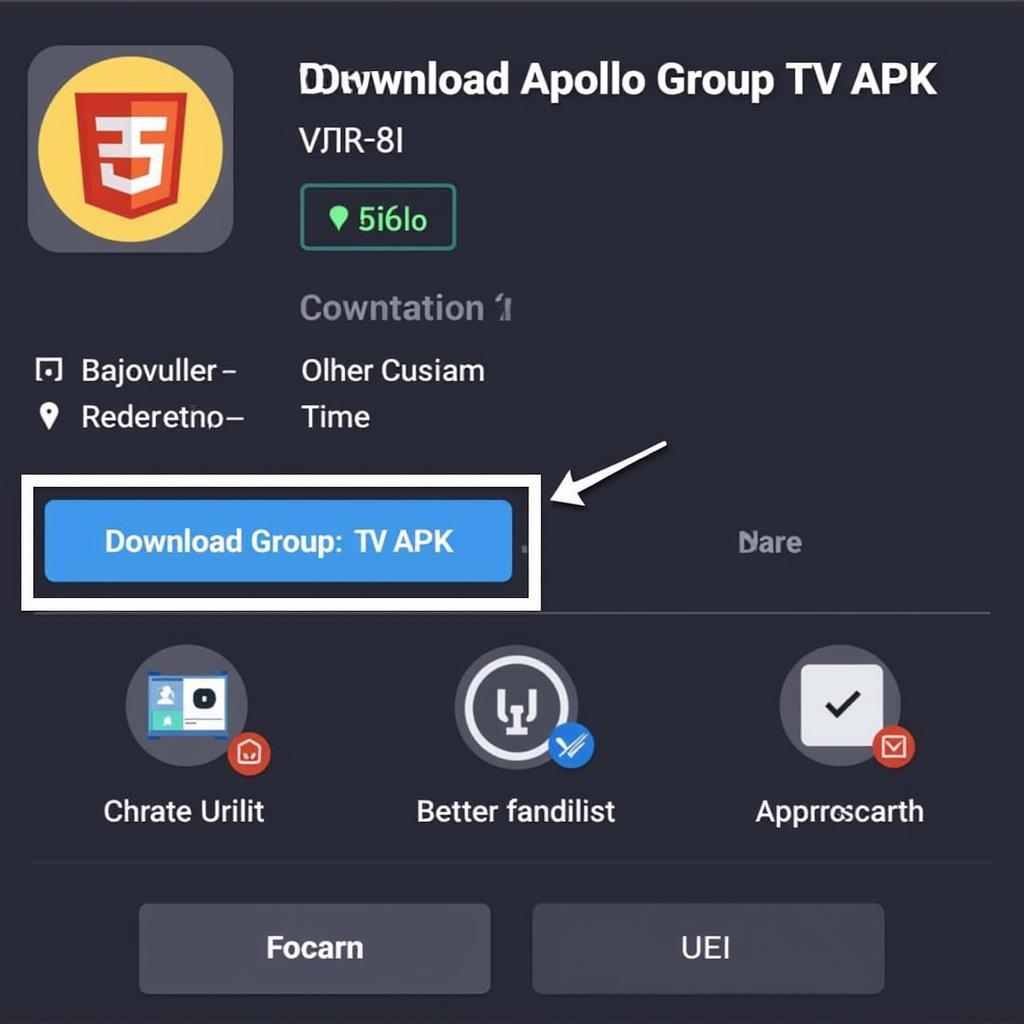 Apollo Group TV APK Download Interface