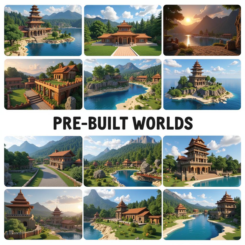 Benefits of Using Pre-built Minecraft Worlds