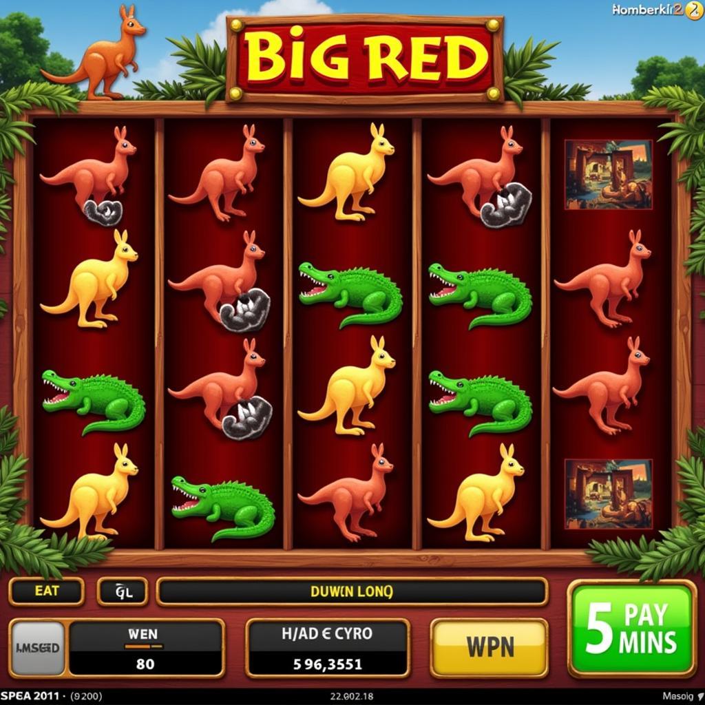 Big Red Poker Machine Screenshot