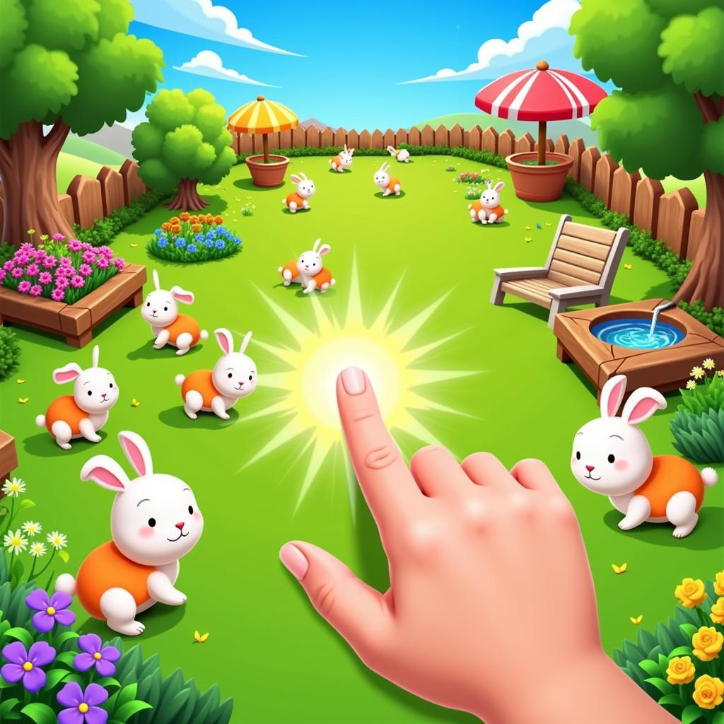 Bunny Garden Gameplay Screenshot