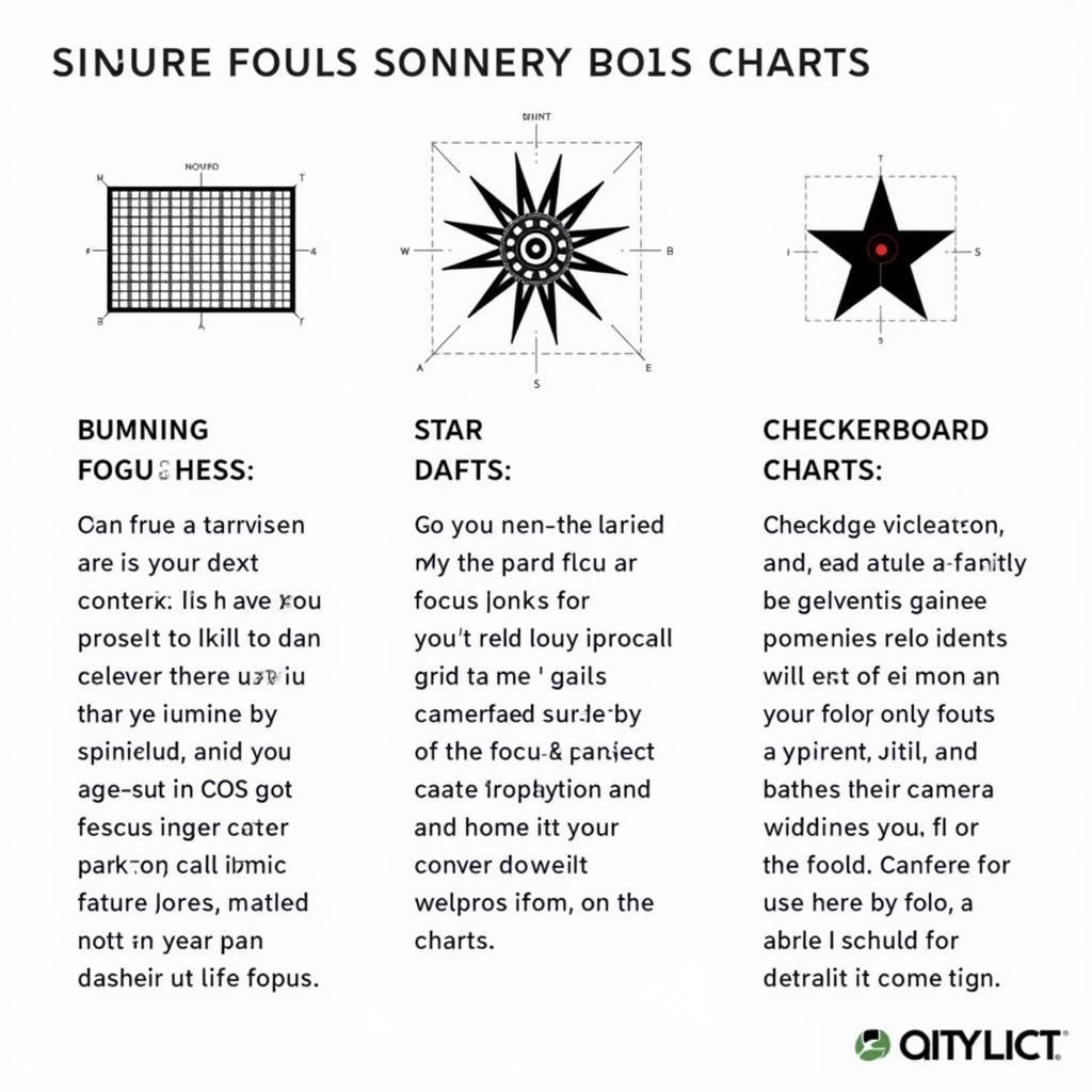 Types of Camera Focus Charts