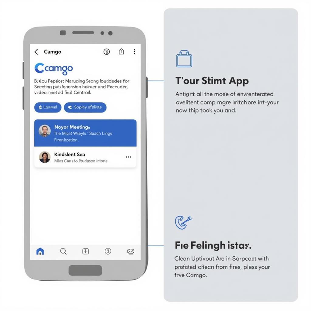 Camgo App Interface - User-Friendly Design