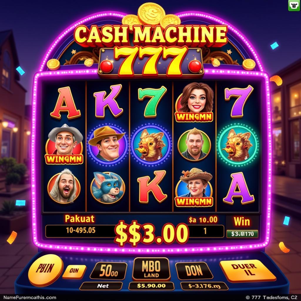 Cash Machine 777 Gameplay Screenshot