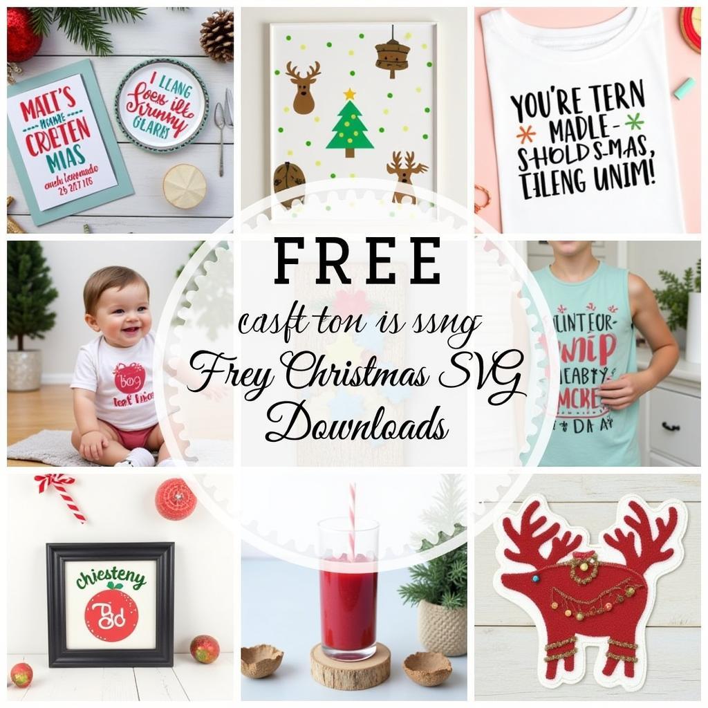 Christmas SVG Crafting Projects Showcase