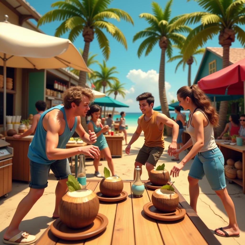 Multiplayer Coconut Shake Game