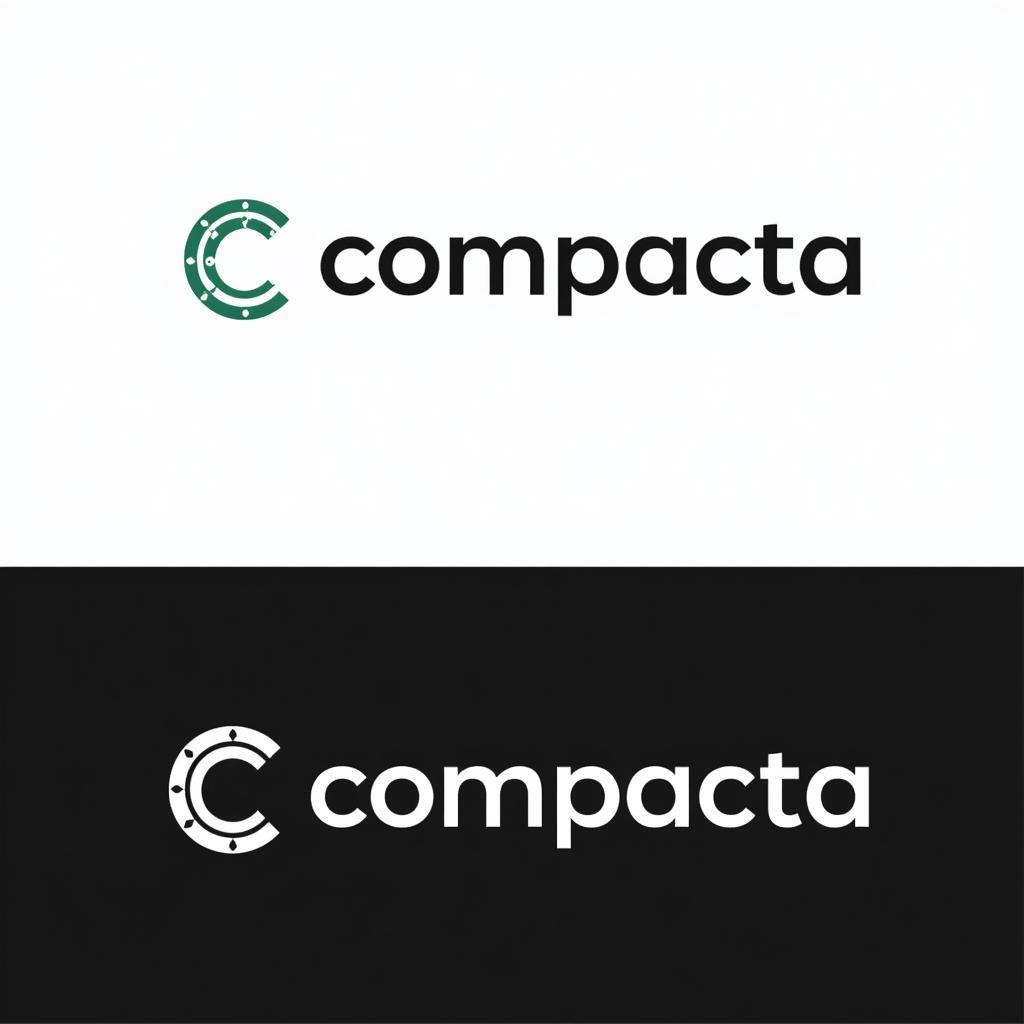 Example of Compacta Font in Use