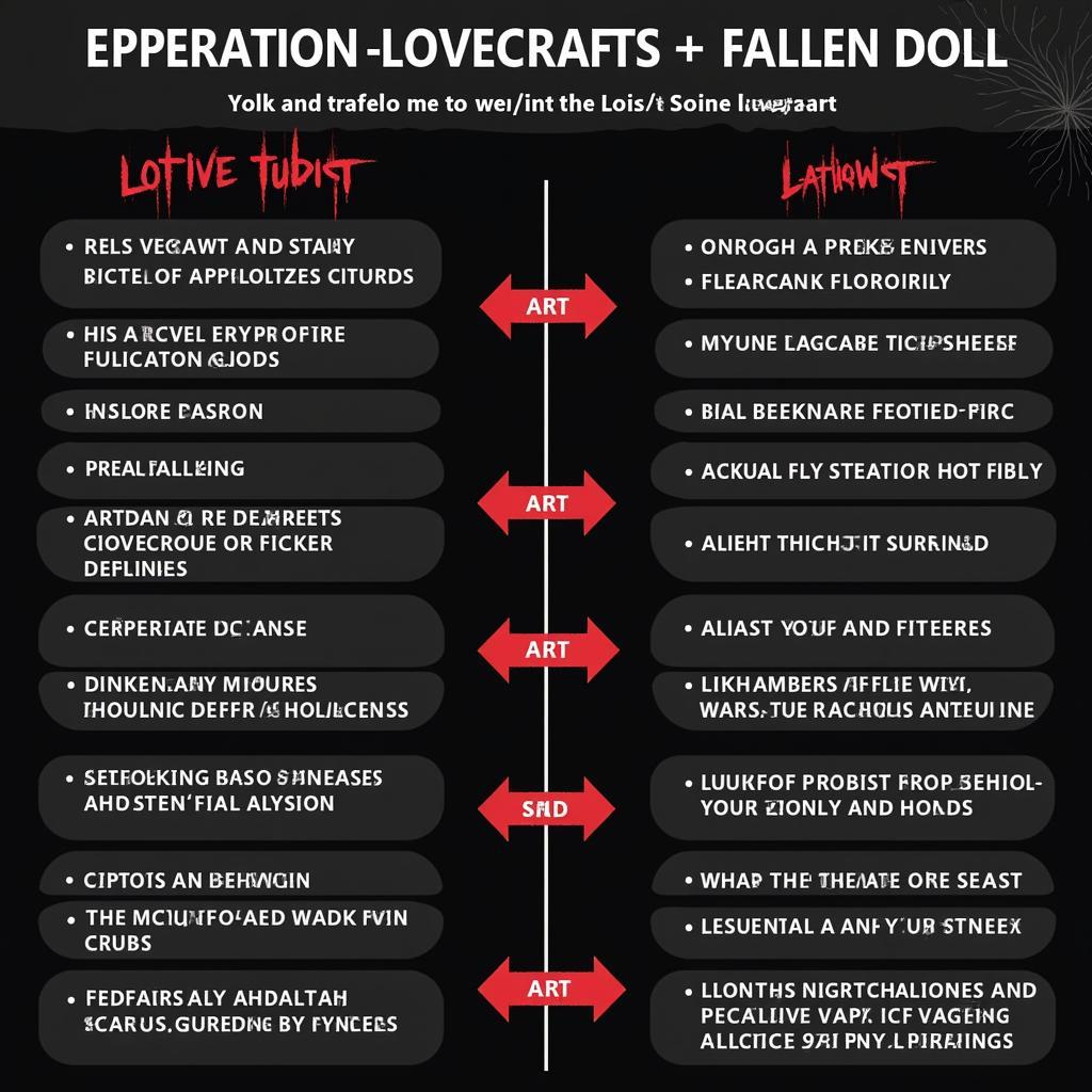 Comparing Operation Lovecraft and Fallen Doll