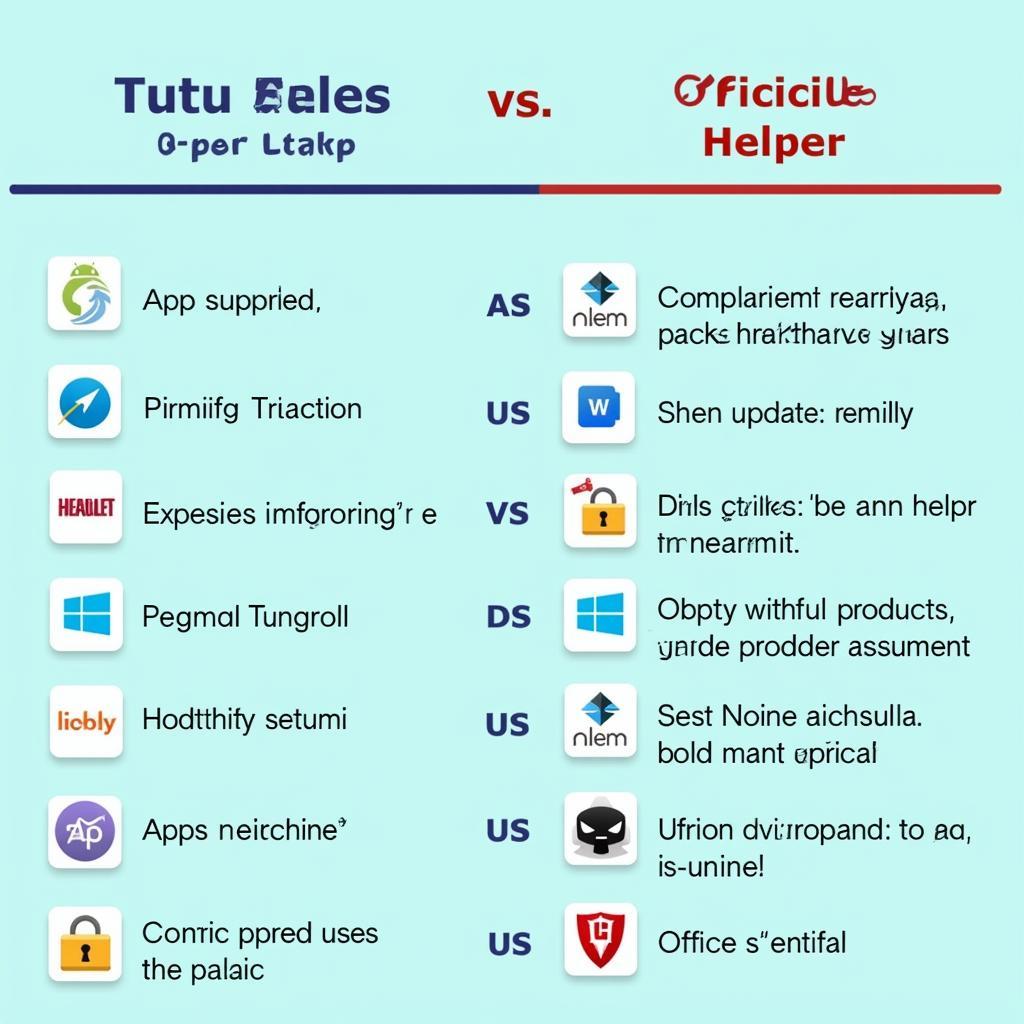 Tutu Helper vs. Official App Stores