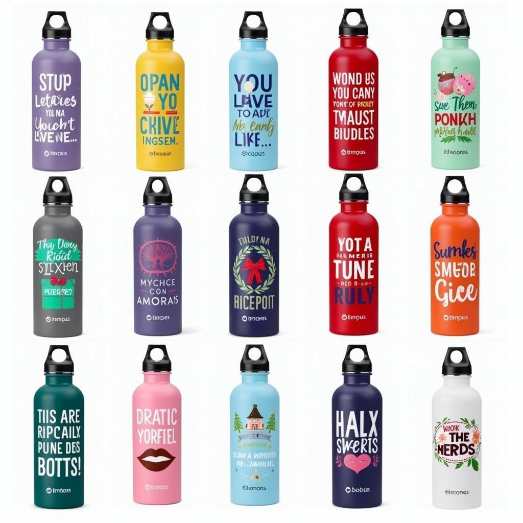 Creative Water Bottle Label Ideas