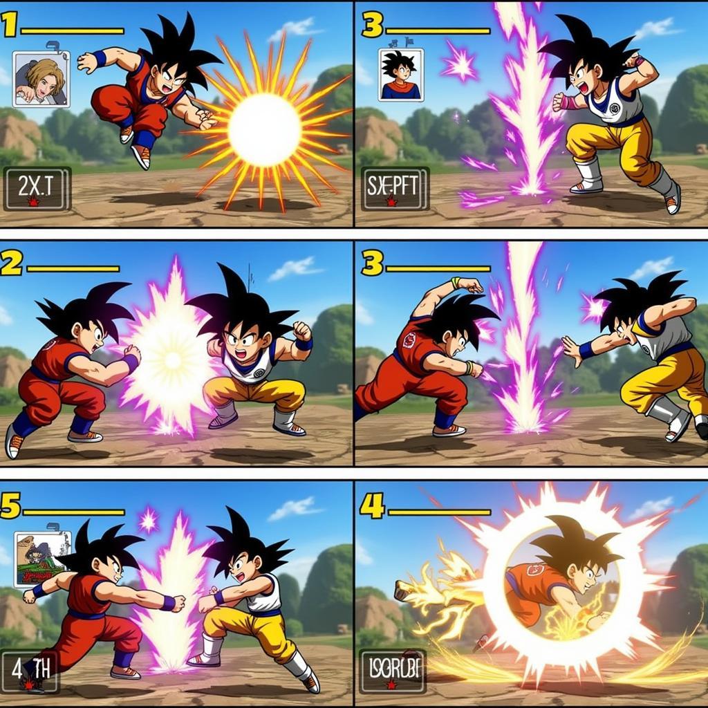 Dragon Ball Tag Team Combo Execution