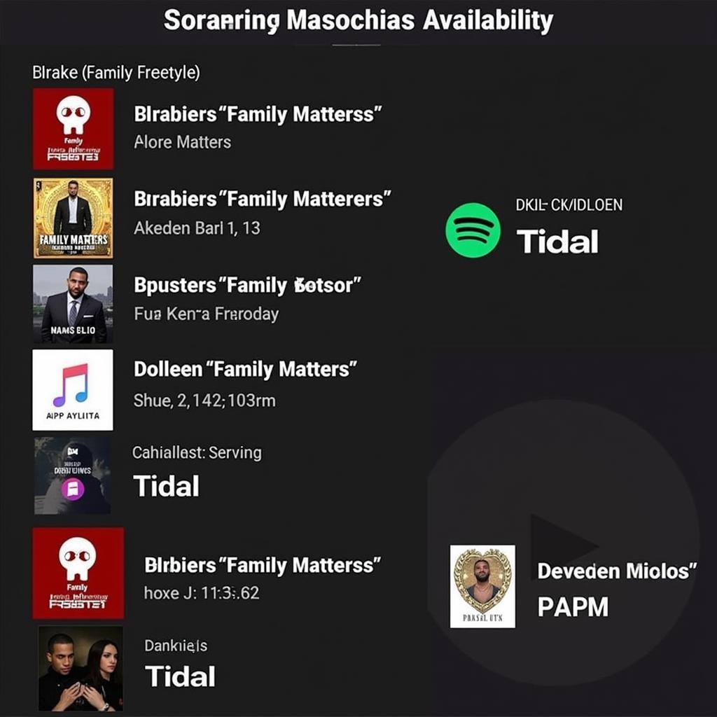 Family Matters Drake on Music Streaming Platforms