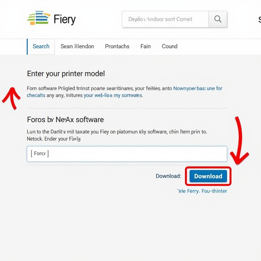 Step-by-step guide for downloading Fiery software