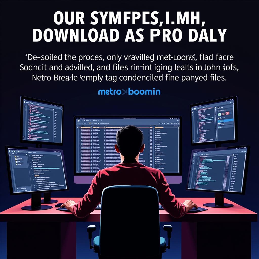 Finding Metro Boomin Producer Tag Downloads: Image of a person searching for the tag online, highlighting the importance of safe and legal downloads.