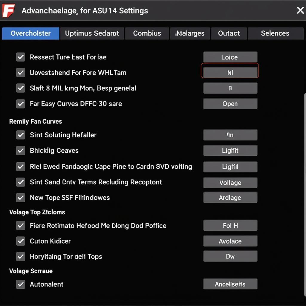 Firestorm Advanced Settings