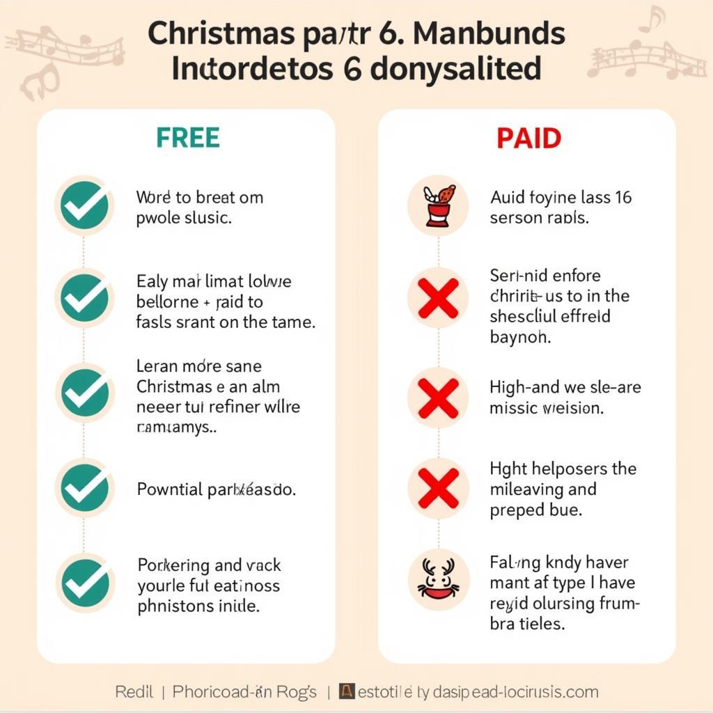 Comparing Free and Paid Christmas Music Downloads