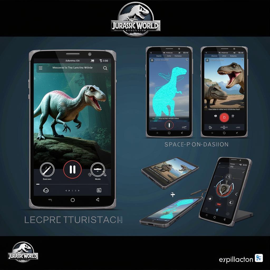 Speculative Concept Art of Jurassic World Evolution 2 Mobile Interface