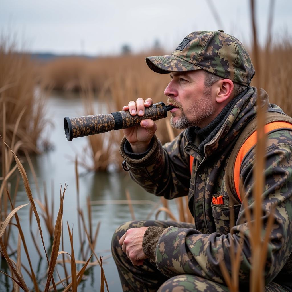 Gadwall Duck Hunting Calls in Action