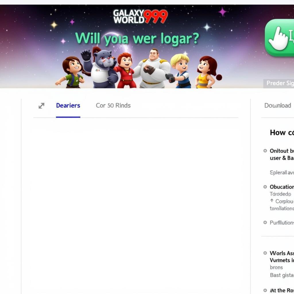 Galaxy World 999 Download Page