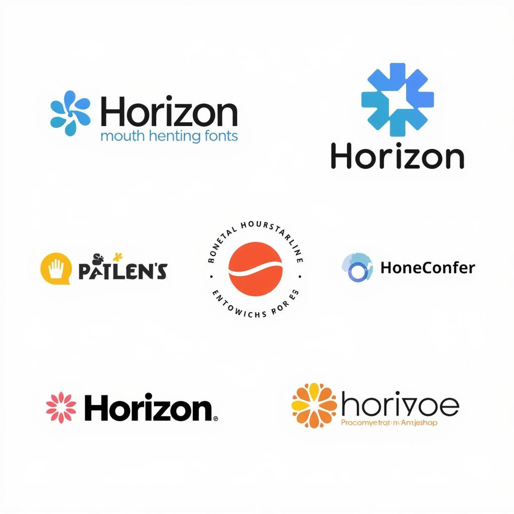 Horizon Font in Logo Design