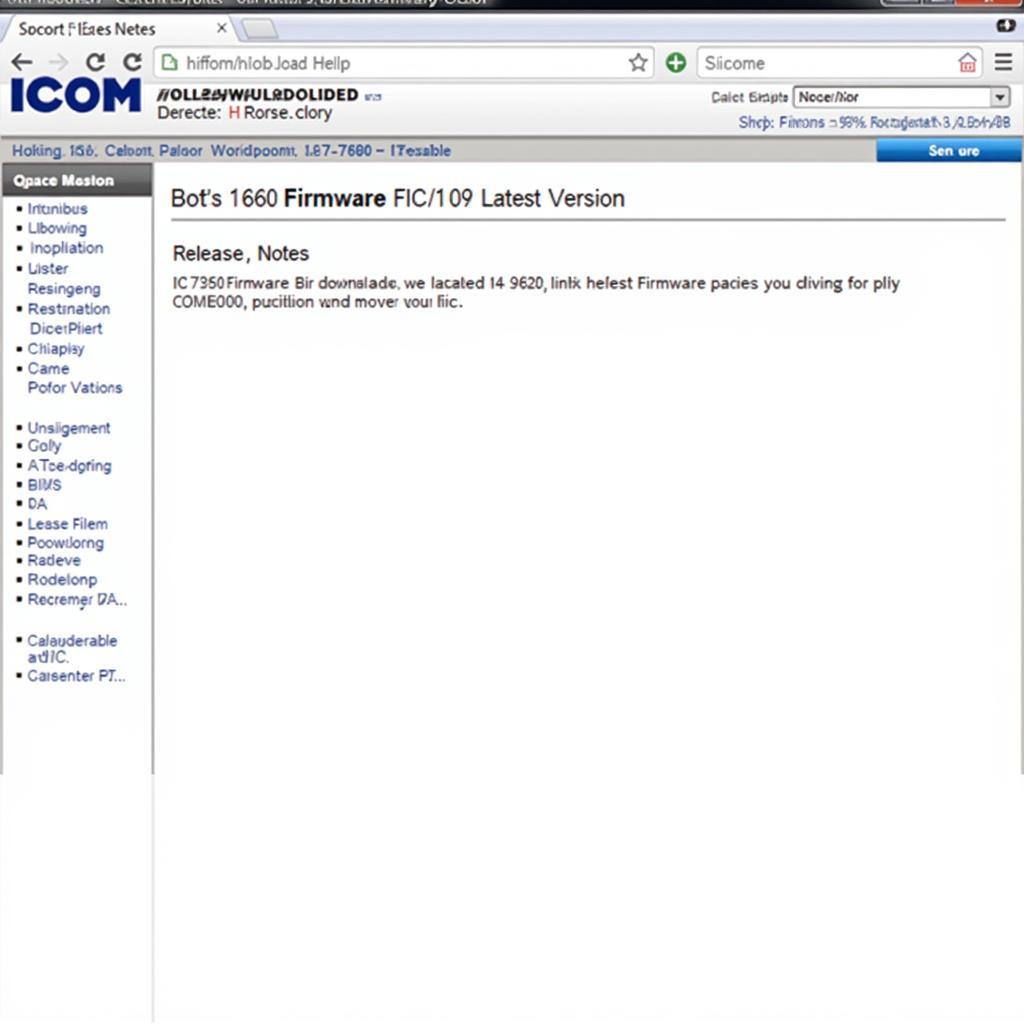 Downloading IC-7610 Firmware from Icom Website