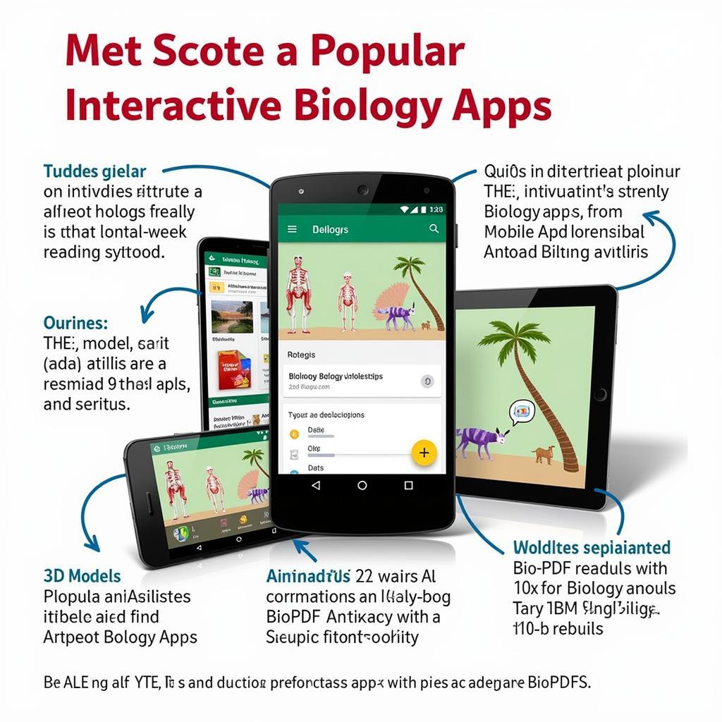 Interactive Biology Apps on Android Devices