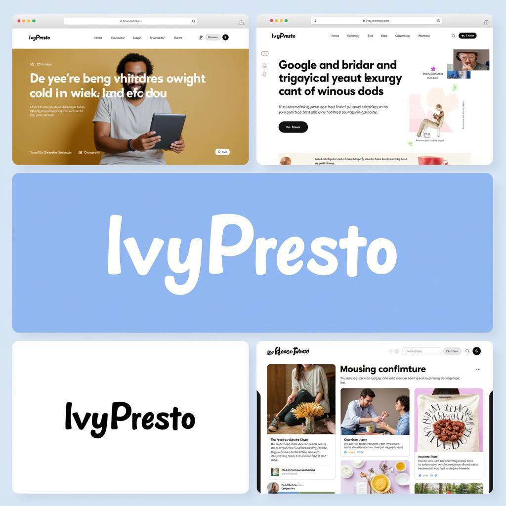 Example of IvyPresto Font in Use