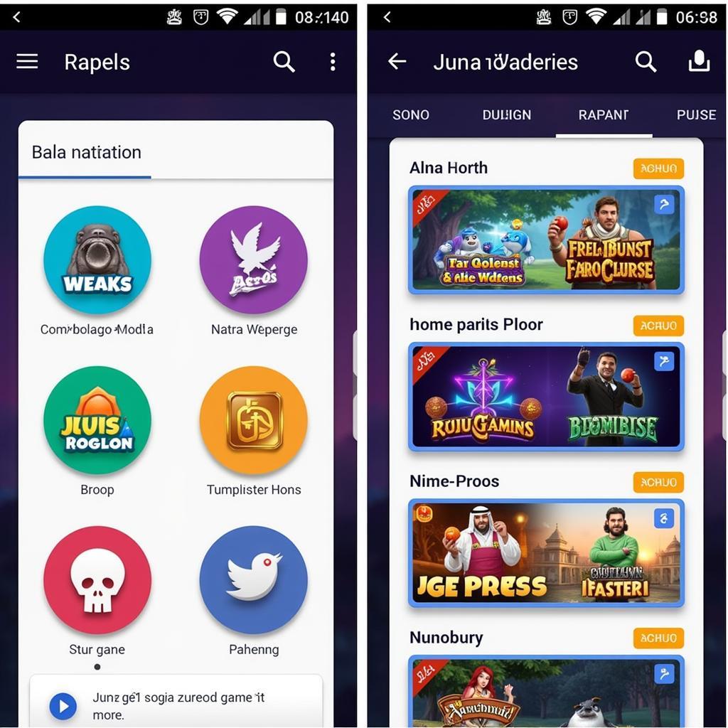 Juwa 777 APK Android Interface Screenshot