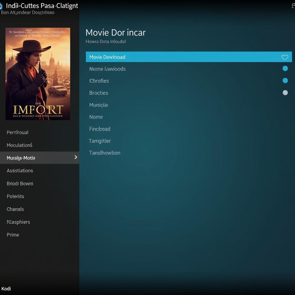 Kodi Interface for Movie Downloads