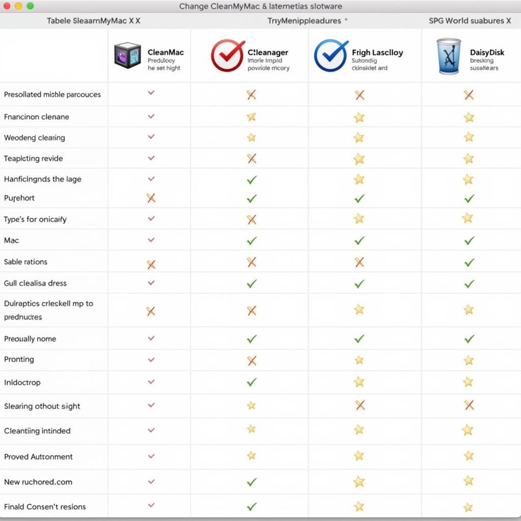 Comparing different Mac cleaning software