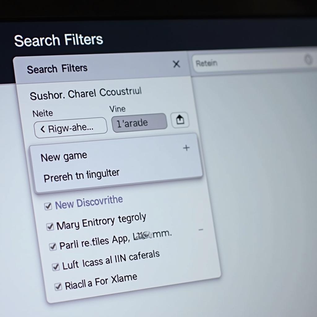 Effective Search Filters on Macosaix