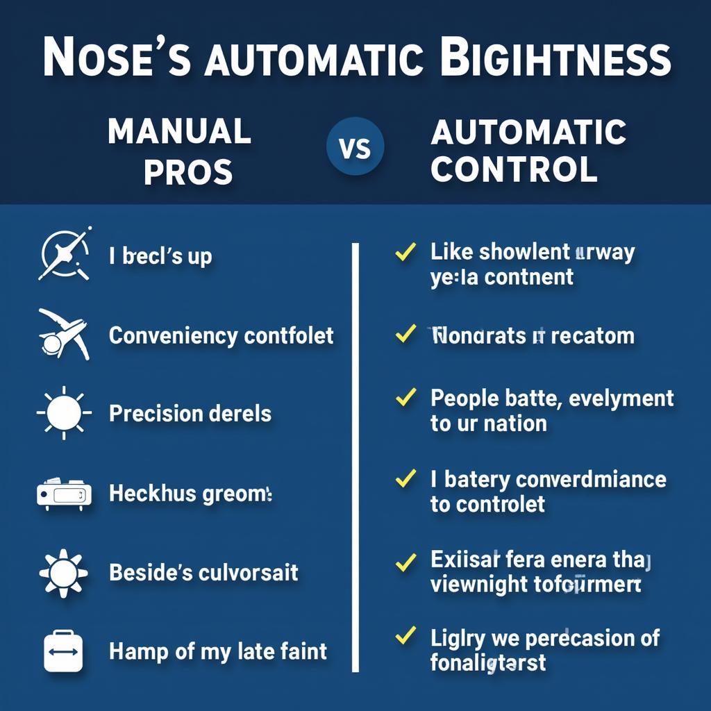 Manual vs. Automatic iBrightness Control